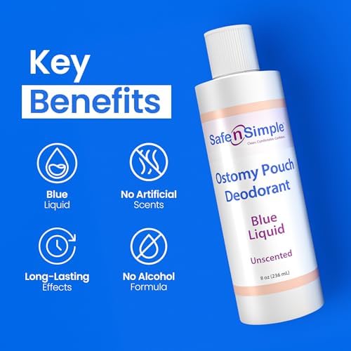 Authentic Safe n' Simple USA imported ostomy deodorant for pouch hygiene