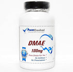 Bluebonnet Nutrition DMAE 100mg 100 vegetable capsules front view bottle for brain health.