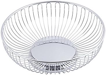 Tablecraft 9 5/8" Round Bread Basket | Metal Fruit Basket | Commerical Quality for Restaurant or Home Use - Image 5
