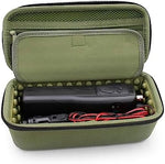 Casematix shock absorbing two way radio storage pouch open view