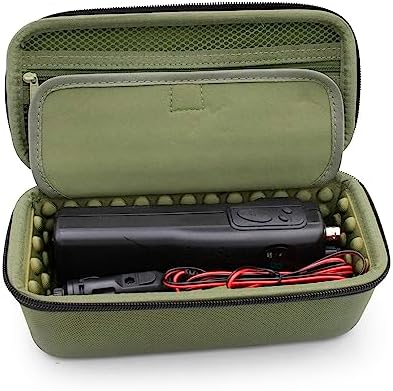 Casematix shock absorbing two way radio storage pouch open view