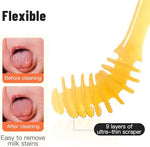 Phanpy infant toothbrush showing 135 ultra-fine soft silicone bristles.