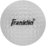 Kids playing with Franklin sports golf set in backyard
