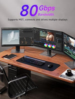 Premium 10-foot JSAUX monitor cord coiled neatly to show flexibility and thickness