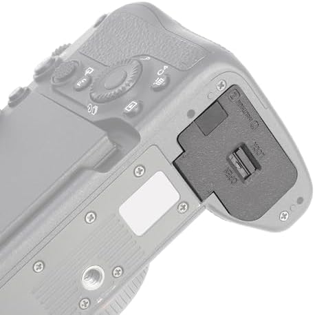 FocusFoto camera utility lid cap emphasizing the movable dummy battery cable slot outlet closed