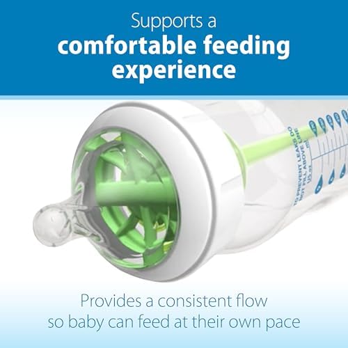 Side angle view of the contoured silicone nipple demonstrating the flexible anti colic design.