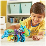 Educational STEM toy for ages 4 plus in building action