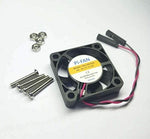 Easycargo dual voltage brushless fan showing the two pin wire connector interface.