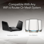 Netgear high-speed wireless adapter hardware showing the premium black matte outer finish and foldable portability feature.