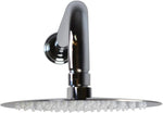 Westbrass COSHR800-12 8" Round Thin High Pressure Rainfall Shower Head with 1/2" IPS x 10" IPS Wall Mount 90-Degree Rain Arm and Flange, Oil Rubbed Bronze - Image 10