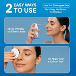 Pure & Clean 0.01 percent HOCl formula for sensitive eye care and lash cleansing.