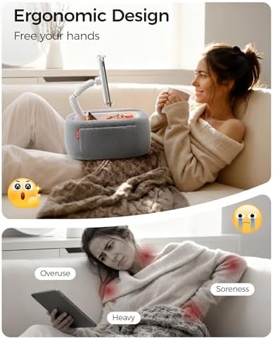 LULULOOK adjustable mechanical arm holding an e-reader device at an angle