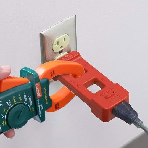 Close up of the one times and ten times multiplier loops on the clamp meter accessory