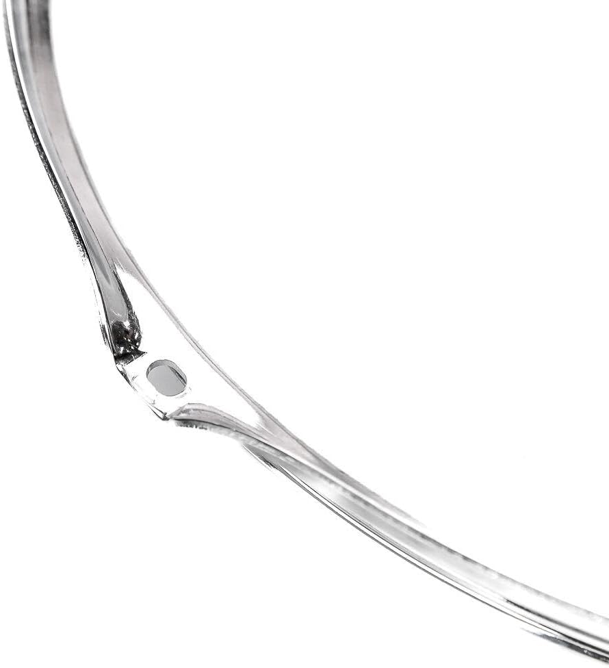 Gibraltar heavy duty chrome drum hoop detail