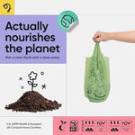 Green Elephant potty bags packaging reverse side details