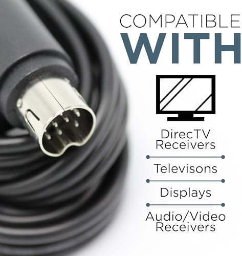 Detailed perspective of the protective outer jacket and flexible wiring of the media receiver link cable