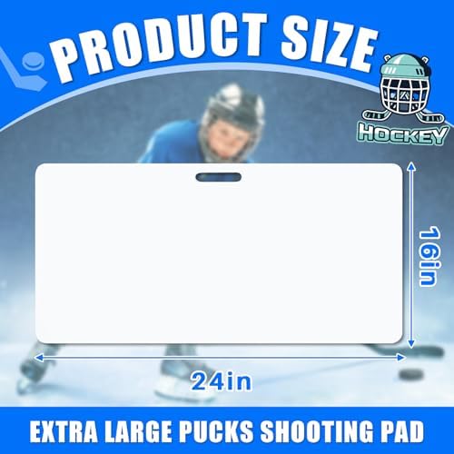 Deekin ice hockey training board highlighting the built-in ergonomic carrying handle for portability