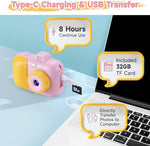 Yeehao digital camera for kids showing 1080P video recording menu