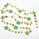 Cheerland spring decor green and gold hanging garland neatly packaged for party decorations