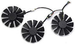 inRobert premium GPU fan replacement showing the center logo and plastic frame structure