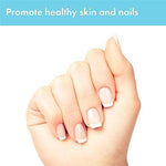 Bottle of plant based gel polish for thin nails and quick nail hydration