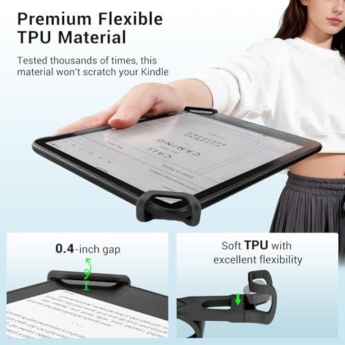 CoBak black universal hand holder for small tablets and digital books