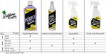 Two bottle automotive metal detailing kit for mirror finish restoration