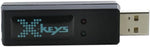 Compact X-keys USB switch interface size comparison