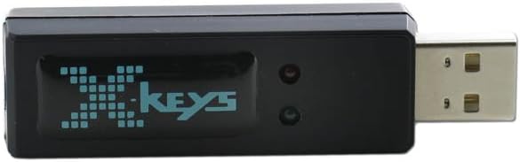 Compact X-keys USB switch interface size comparison