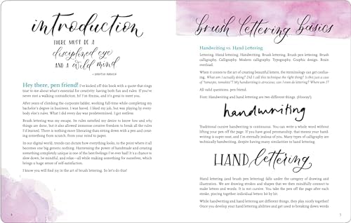 Brush Lettering from A to Z: A Fun and Comprehensive Guide to Creating Modern Calligraphy with a Brush Pen - Image 5