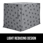 Gorilla Grip anxiety reducing puppy training crate cover setup indoors