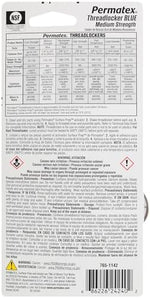 Permatex 24240 Medium Strength Threadlocker Blue, 36 ml - Image 3