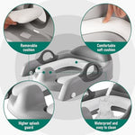 Wiifo kids potty seat converted into a standalone double step stool