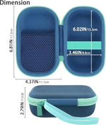 Co2CREA dustproof audio travel accessory case side view highlighting slim lightweight profile