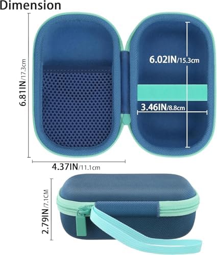 Co2CREA dustproof audio travel accessory case side view highlighting slim lightweight profile