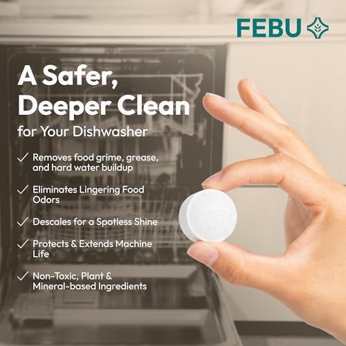 Febu natural dishwasher deodorizer tablets 24 pack