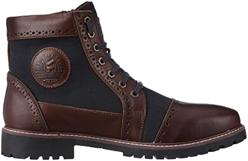 Royal Enfield Military Vibe Boots Brown & Navy - Image 3
