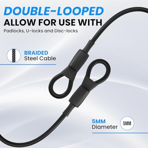 Side-by-side view of all four safety wire ropes