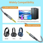 Close up of 2.5mm headphone jack connector