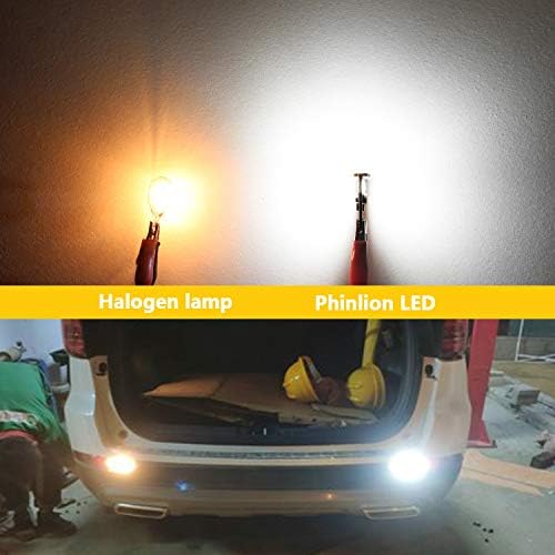 Phinlion 6000K pure white reverse backup lamps side view illustrating the premium build quality.