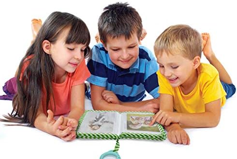 Amzoya infant sensory cloth photo book being held by a parent to demonstrate the generous size