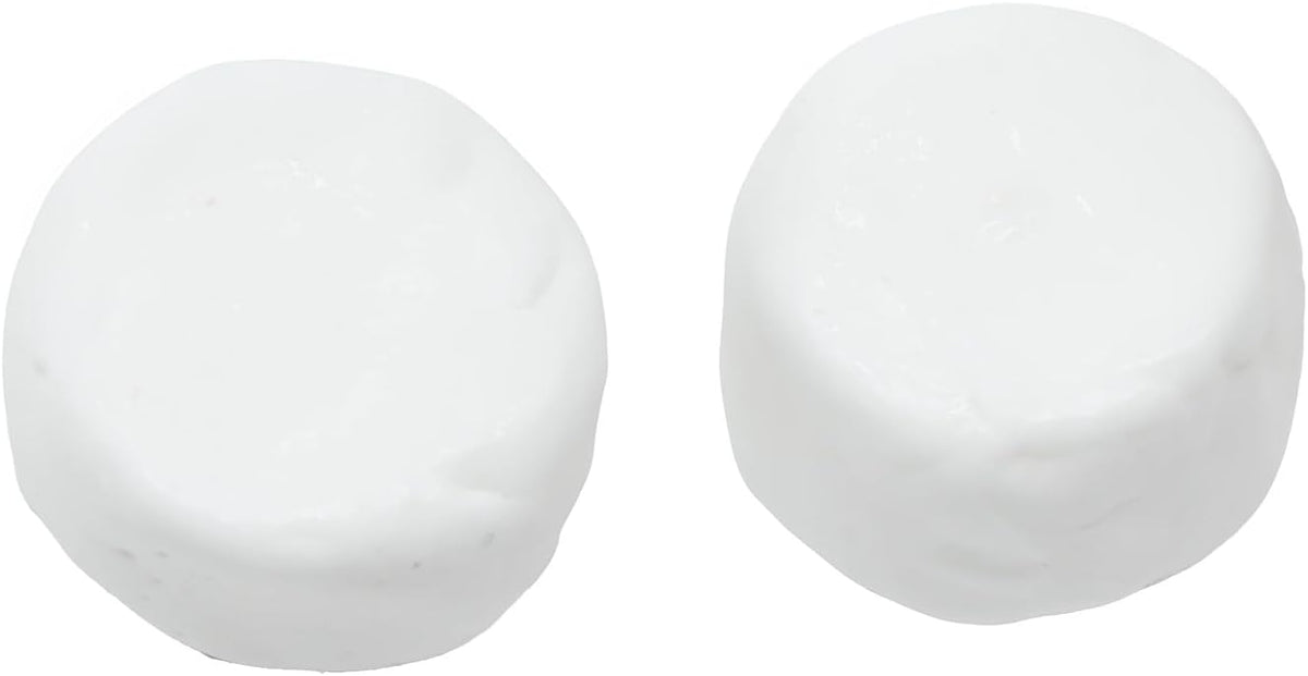 Close up view of soft chewy salt water taffy candies in various colors
