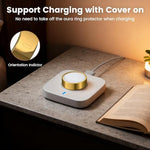 Sylacor flexible smart ring cover showing the precision sensor cutout alignment