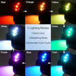 Quivico RGB interior light pack of 2 showcasing eight color variations