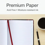 Boorum And Pease archival record book paper texture