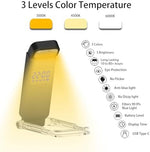 SFV rechargeable reading light showing clip mechanism