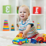 Giggles - Stack A Car, 2 in 1 Pull Along Toy, Walking, Shape Sorting, Pretend Play, 12 Months & Above, Infant and Preschool Toys, Multicolour - Image 7