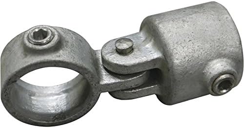 FarmTek Quik Klamp Single Swivel Socket front view pipe fitting
