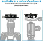 Close up of Ytvariw tripod head bubble level