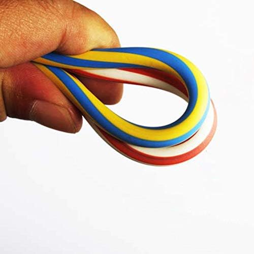 Close up of flexible rubber pencil material and eraser top